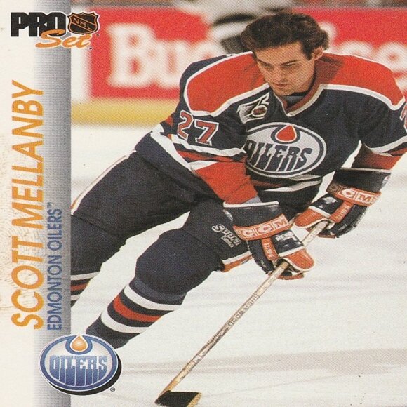 Scott Mellanby Edmonton Oilers NHL Hockey Card Collection - 4 Card Set - Picture 2 of 5